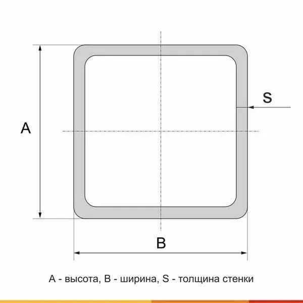 Труба профильная 140х100х5 Ст3сп ГОСТ 30245-2003 - 4